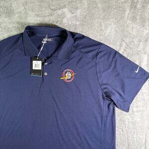 Nike Golf Polo Shirt Performance Athletic Fit Oxbridge Logo 2XL